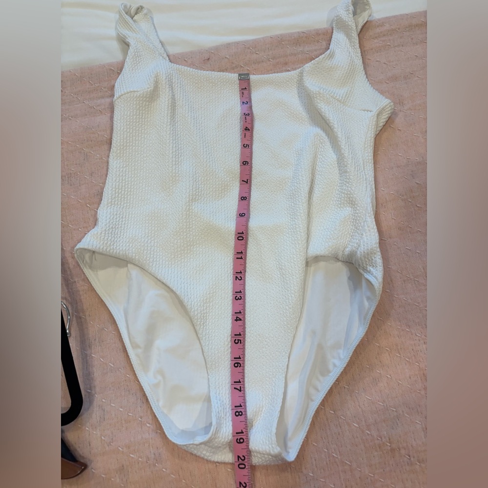 Monday Swimwear White Scoop Back One-Piece Swimsuit - Picture 5 of 10